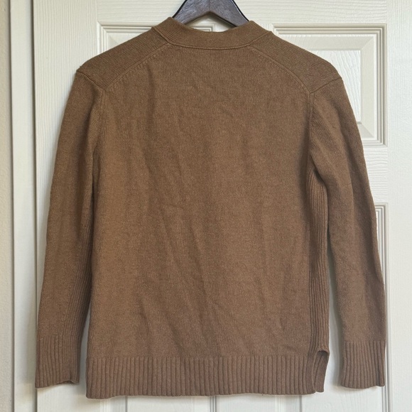 JENNI KAYNE EVERYDAY TAN/CAMEL CARDIGAN - Cashmere Blend - Picture 4 of 10